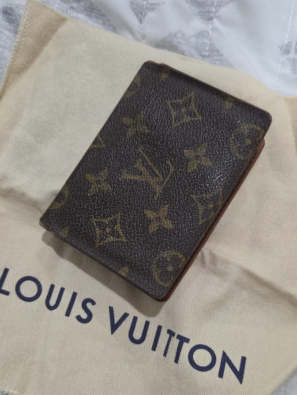 Vintage Louis Vuitton Monogram Porte 2 Cartes Vertical ID Card Holder M60533
